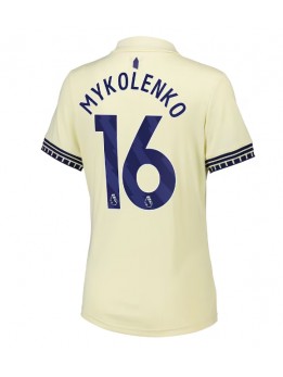 Billige Everton Vitaliy Mykolenko #16 Bortedrakt Dame 2025-26 Kortermet